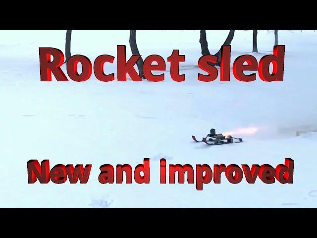 the Rocket sled new and improved, now with suspension.