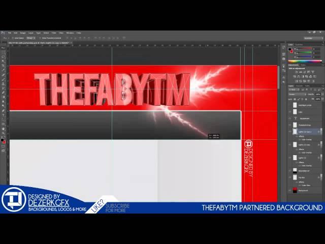 SpeedArt | TheFabytm Partnered Background - DezerkGFX