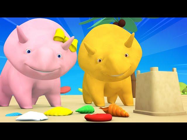 数贝壳 - 和恐龙戴诺学习  Learn with Dino the Dinosaur  幼儿早教卡通: Chinese Madarin Educational Cartoons for Kids