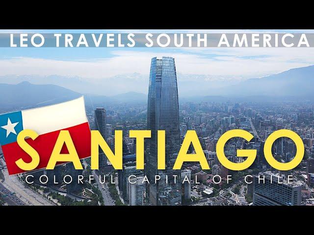 Santiago, Chile  - Impressed By the COLORFUL Capital of Chile! | Chile Travel Vlog