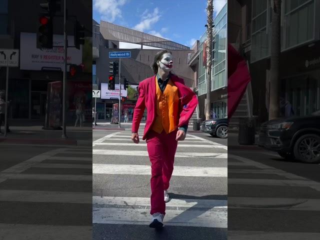 Me: “Can I take your pic?” The Joker: