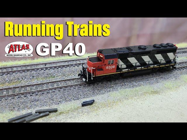 N Scale - Running Trains - Atlas Master Line Gold GP40