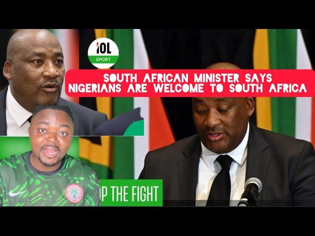 South African Minister says Nigerians are Welcomed to South Africa After Criticism on xenophobia