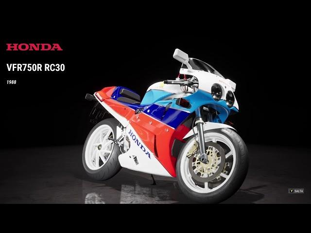 HONDA VFR750R RC30 1988 || #ride4 #dringames 