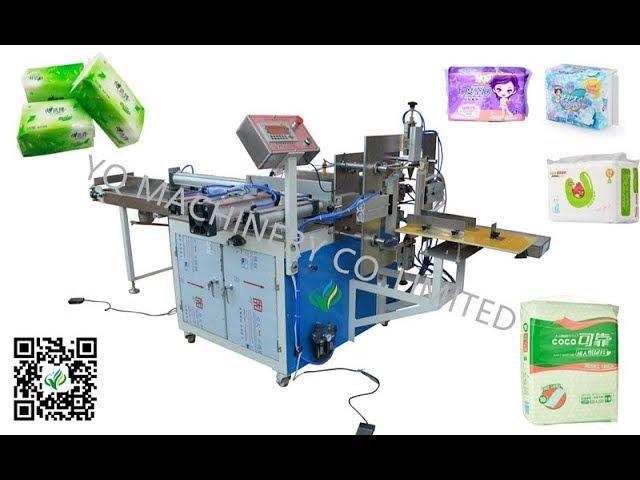 semi auto facial tissue bagging and sealing machine diaper napkin packing machines