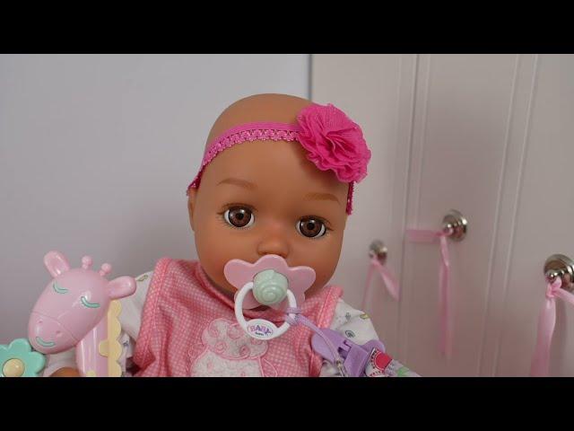 Baby Annabell doll Morning Routine feeding and changing baby doll videos compilation