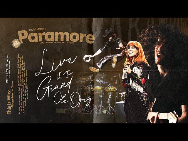 Paramore: Live at the Grand Ole Opry - (FULL SHOW | MULTICAM EDIT)