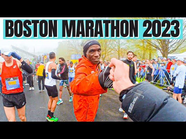 BOSTON MARATHON 2023- I MET KIPCHOGE AND SMASHED MY PB!