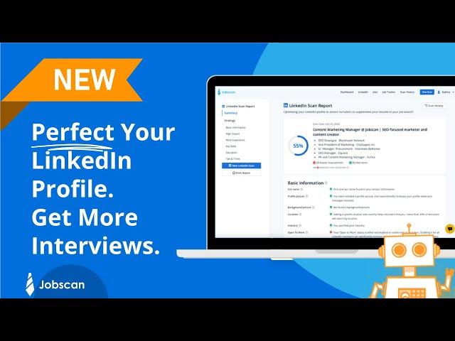 Perfect Your LinkedIn Profile with Jobscan and Get More Interviews