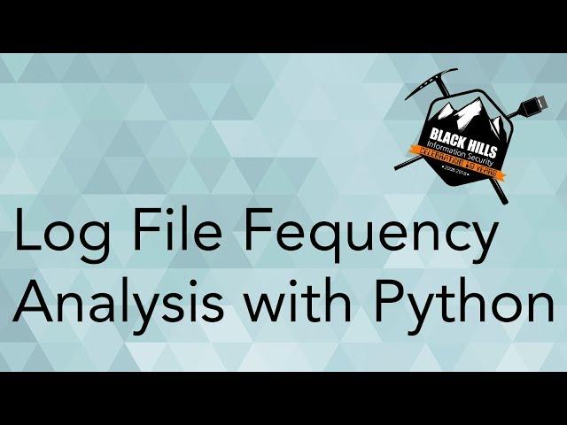 Log File Frequency Analysis with Python