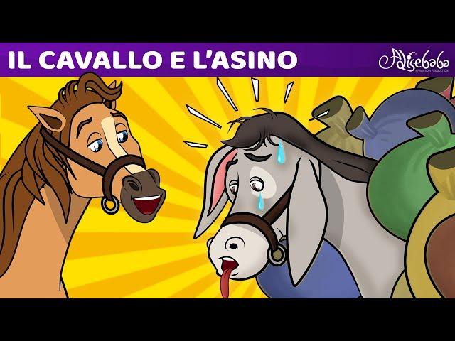 Il Cavallo E L’asino | Storie Per Bambini Cartoni Animati I Fiabe e Favole Per Bambini