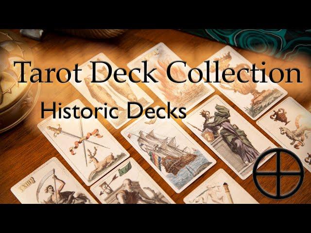 Deck Collection Autumn  2021 - Part 1: My Historic Decks #tarot #cartomancy #divination