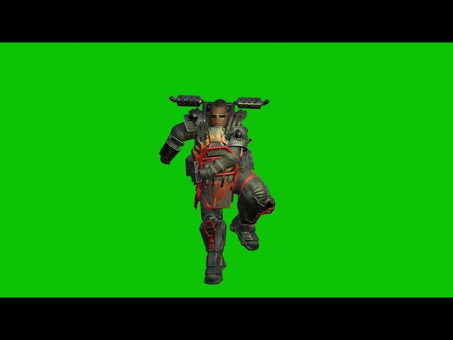Gibraltar Dance - Green Screen Apex Legends