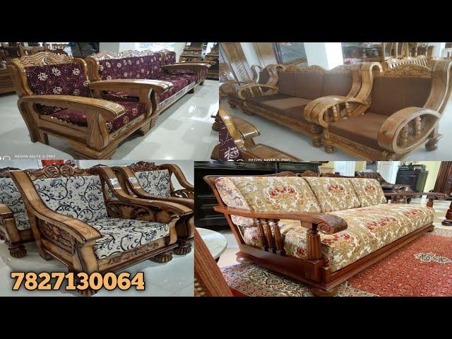 wooden sofa set designs with price || world best wooden sofa design ||