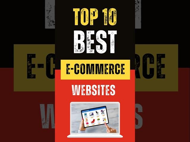 Best E-Commerce Websites : Top 10 Picks