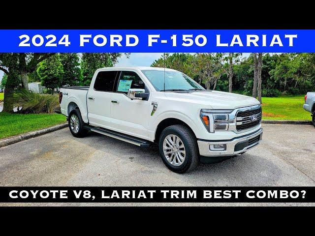 2024 Ford F-150 Lariat 5.0L V8 ! POV Review & Test Drive - Best Trim to Get With V8? Or Ecoboost?