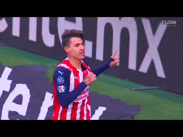 Gol de Cristian Calderón | Chivas 1 - 0 Pumas | Liga BBVA MX - Clausura 2022