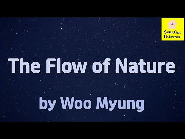 Master Woo Myung - Wisdom Verses - The Flow of Nature | Santa Clara Meditation