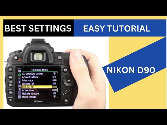 Nikon D90 Easy Tutorial & Best Settings For Photos & Video (Hindi / Urdu)