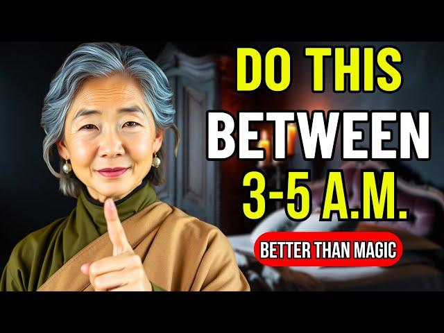 If You Wake Up Between 3AM & 5AM, DO THESE 3 THINGS! | Buddhist Wisdom