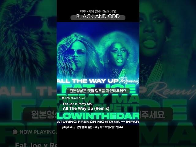 Fat Joe x Remy Ma - All The Way Up (David Guetta x GLOWINTHEDARK Remix)  #트랩추천 #블랙앤아드