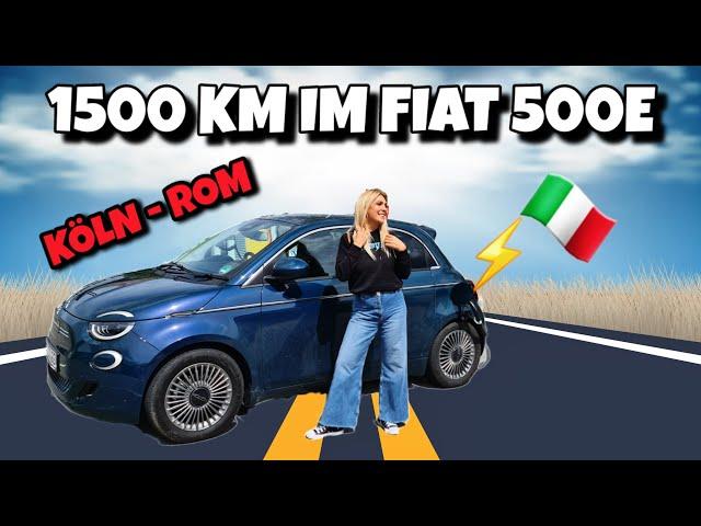 Mega Roadtrip! Köln | Lugano | Rom im Elektroauto Fiat 500 E nach Italien #italy #emobility