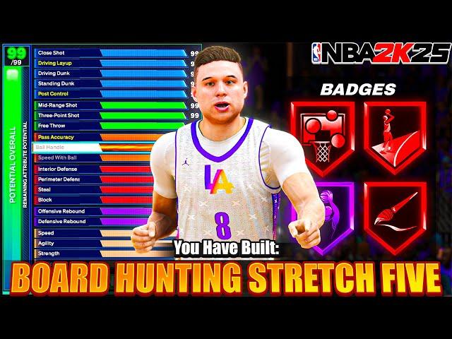 This 7' 1" Stretch Big is UNREAL on NBA 2K25! 93 SHOOTING + 99 REBOUND