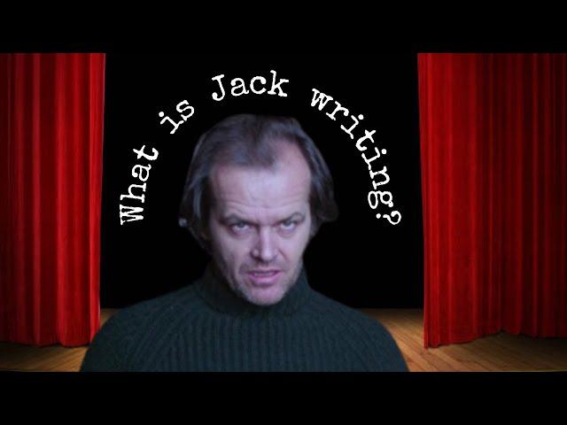 What is Jack ACTUALLY Writing in THE SHINING?