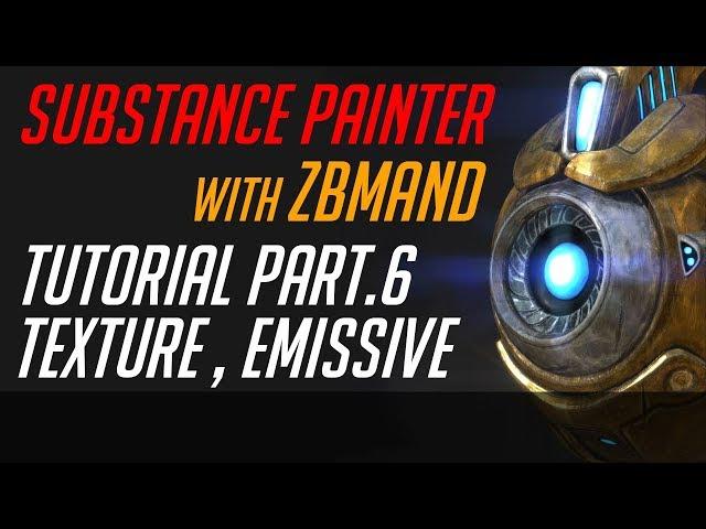 Substance painter with zbmand_#Turorial part 6 - Texture, Use Emissive