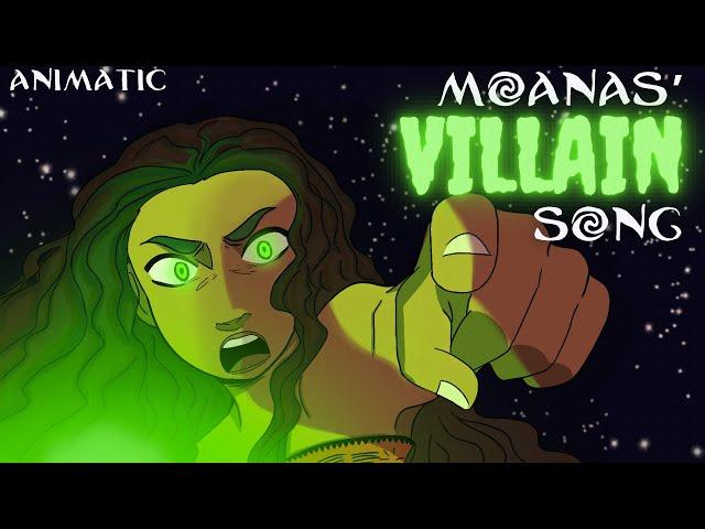 MOANAS’ VILLAIN SONG - How Far I’ll Go ANIMATIC | Minor Key | Disney cover