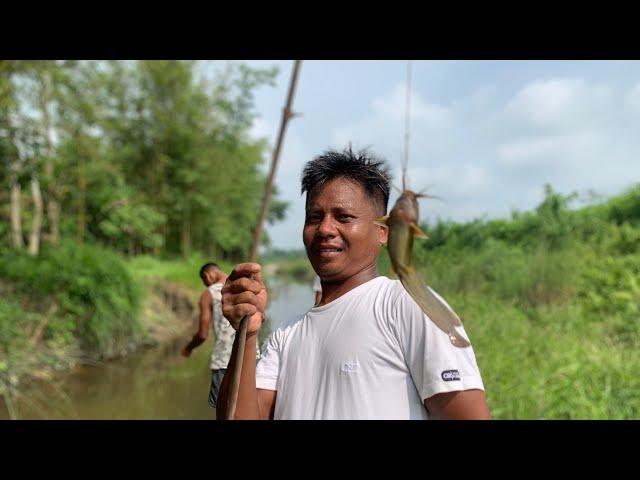 Hook and rod fishing in nepal #fish#hook_fishing  #fishingandcooking