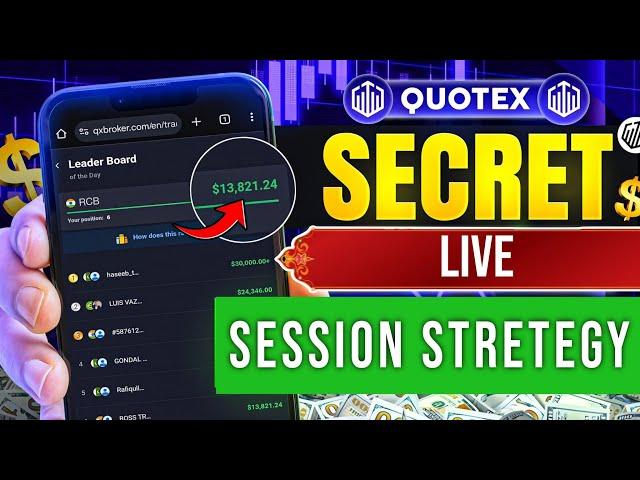 Quotex Live Trading Today // Sureshot Strategy // Trading With Trade RCB Live Stream
