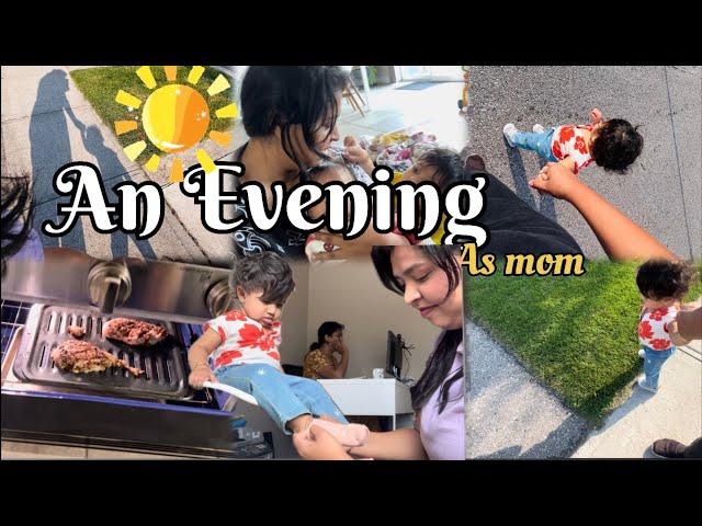 Evening walk with baby | Frnds visit from sudbury