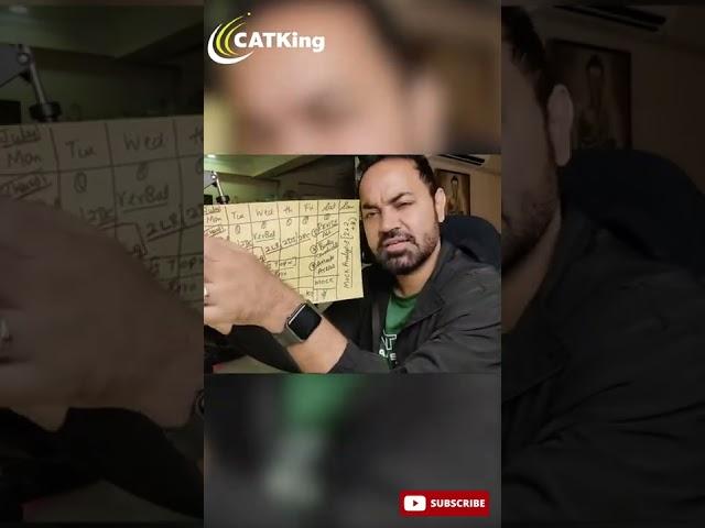 CAT Preparation Schedule | Do this everyday to score 100% | Must Watch