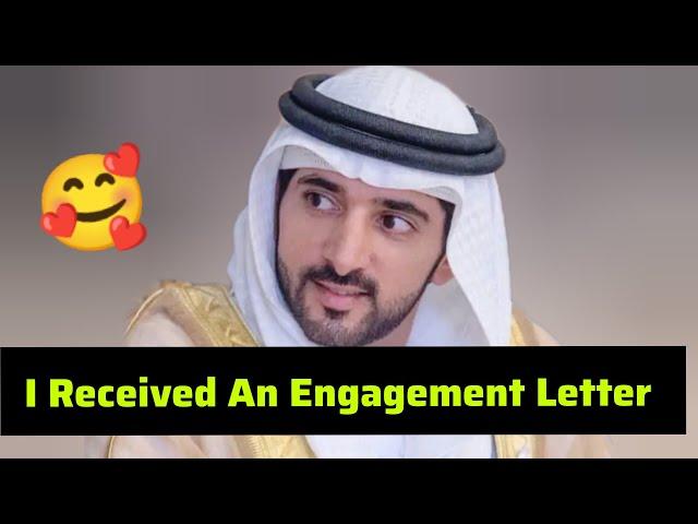 I Received An Engagement Letter | Sheikh Hamdan | Fazza Poems | Hamdan Fazza