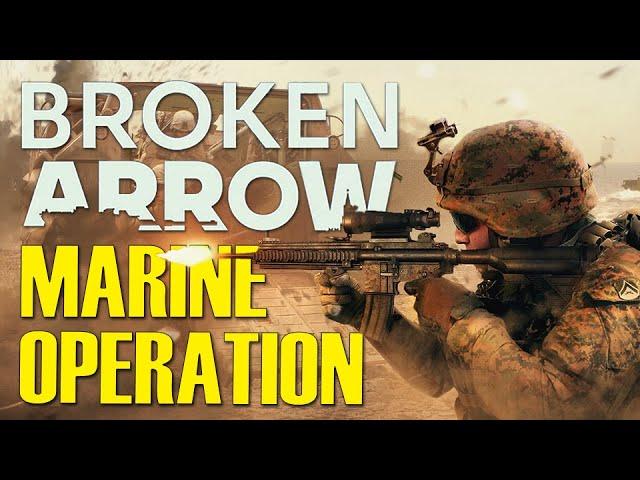 Awesome MARINE GAMEPLAY shows benefit of AMPHIBIOUS units! | Broken Arrow