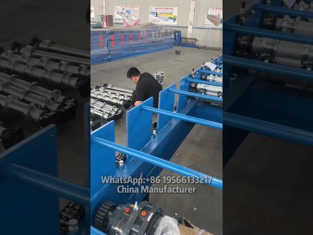 Assembling of trapezoidal metal roofing sheet roll forming machine#rollforming #roofingsheet