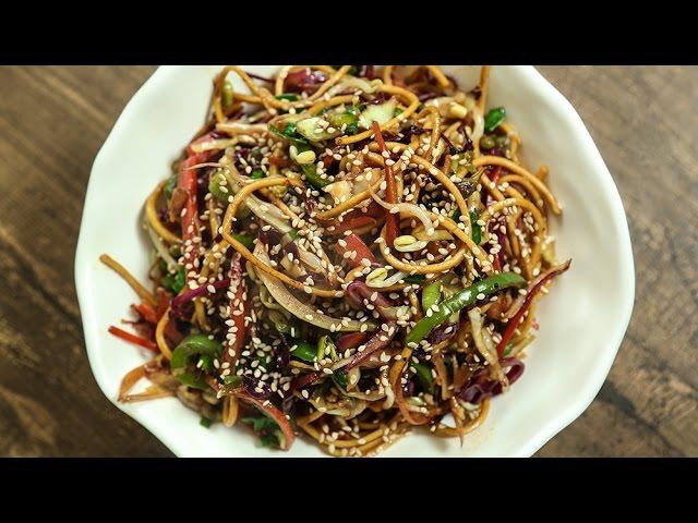 Vegetable Hakka Noodles Recipe | Indo Chinese Recipe | The Bombay Chef - Varun Inamdar