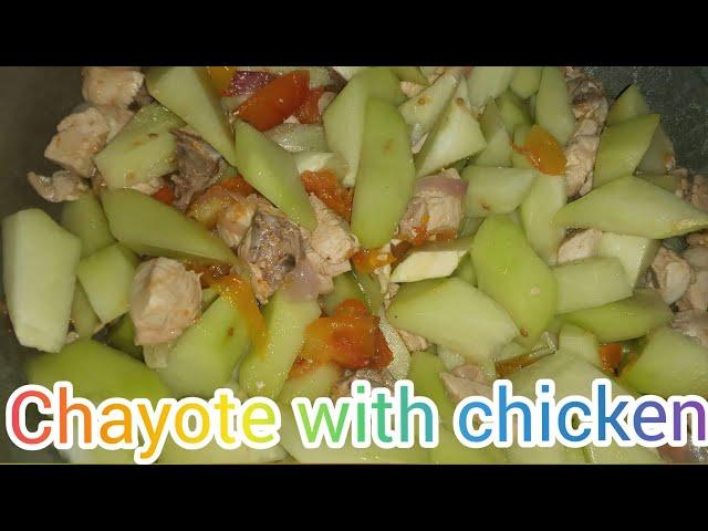 HoW tO cOoK ChAyOTe WiTh chiCkEn ll Mhar's Quiñonez