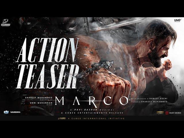 Marco - Action Teaser | Unni Mukundan | Shareef Muhammed | Haneef Adeni | Ravi Basrur |Kalai Kingson