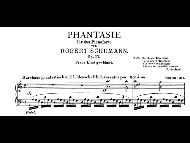 Schumann: Fantasie in C, Op.17 (Andsnes)