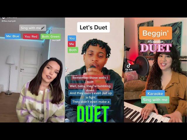 Sing With Me | Duet TikTok Music Challenge 