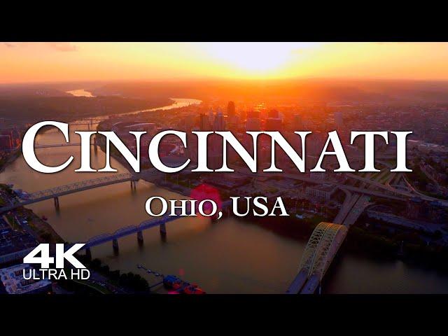 CINCINNATI  Drone Aerial 4K 2024 | OHIO USA United States of America