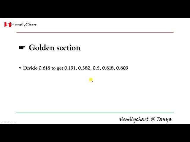 Homily Chart(English) Learning Other Theories #6 Golden Section #TechnicalAnalysis8