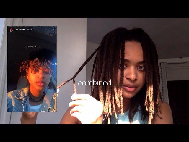 My Semi Freefrom Locs Combined A LOT