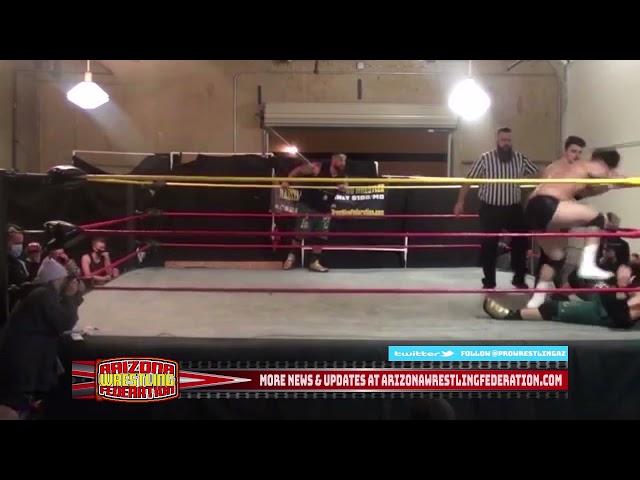 Real Money Boys vs Joey Hendrix & Bryce Saturn (AWF Tag Team Championship) - AWF Reckoning HL's