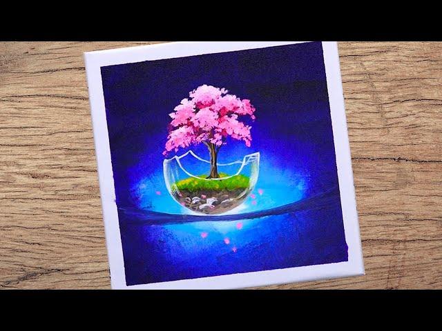 Simple Acrylic Painting #Shorts