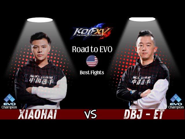 KOFXV DBJ ET  (Main Team) Vs XiaoHai (Main Team) - Best Fights Highlights  Road to KOF EVO USA 2024