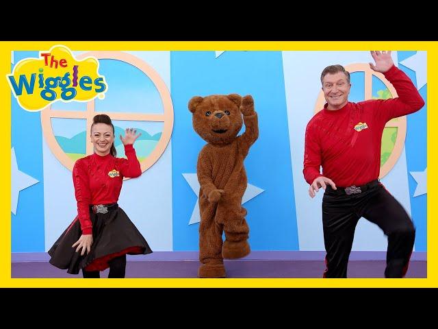 Here Comes a Bear  Learn Animal Sounds with The Wiggles  Song for Preschoolers