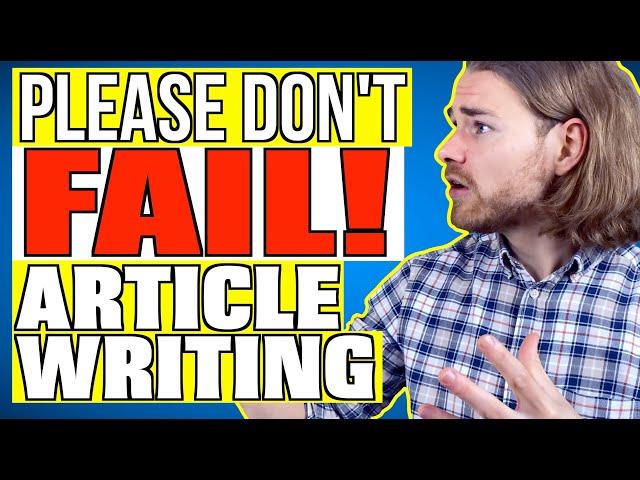 Write the PERFECT B2 (FCE) ARTICLE - 5 most common ARTICLE WRITING MISTAKES!